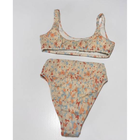 L*Space  Bitsy Smocked‎  Bottom and Bralette Bikini Top - Picture 3 of 16